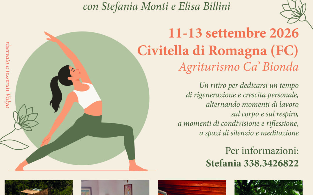 Ritiro estivo settembre 2026
